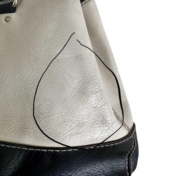 Kate Spade Berkeley Lane Quinn Tote Colorblock Black and White - Picture 8 of 15